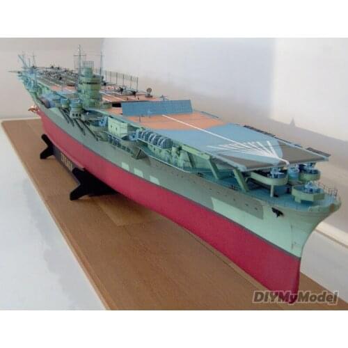DIYMyModeI Manual DIY Paper Art Operation Of ZuiKaku Paper Model Japanese Aircraft Carrier Ruihe A4 Format