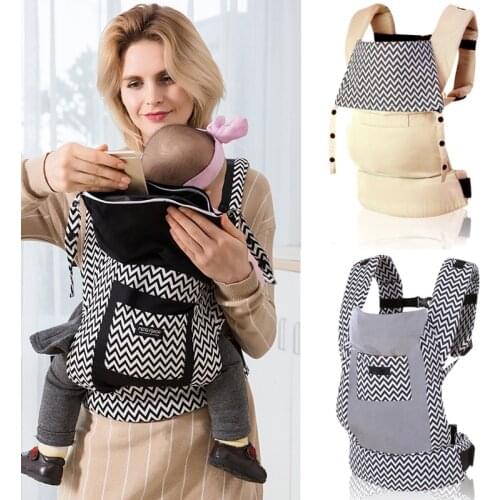 0-36 Months Breathable Front Facing Baby Carrier Ergonomic Adjustable Infant Hipseat Carrier Baby Wrap Sling for Baby Travel