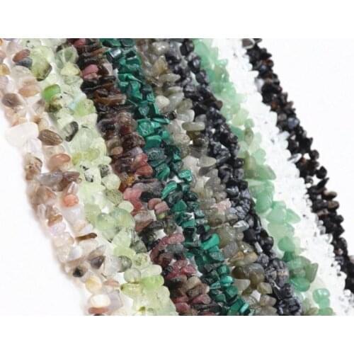 Natural Irregular Stone Beads Agates Crystal Malachites Amethysts For Jewelry Making DIY Bracelet Necklace 5-8MM