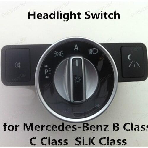 Polarlander Fog Headlight Lamp Knob Button for M/ercedes-B/enz B Class C Class /SLK Class Headlight Switch 2129057000