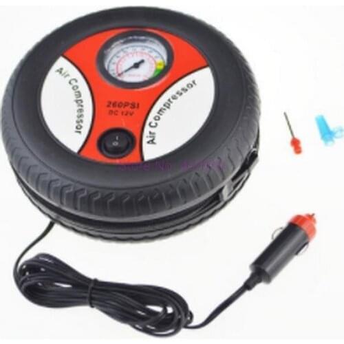 By DHL or Fedex 50pcs 12V Mini Inflator Electric Tire Pressure Car Tire Inflatable Pump Car Mini Portable Electric Pump