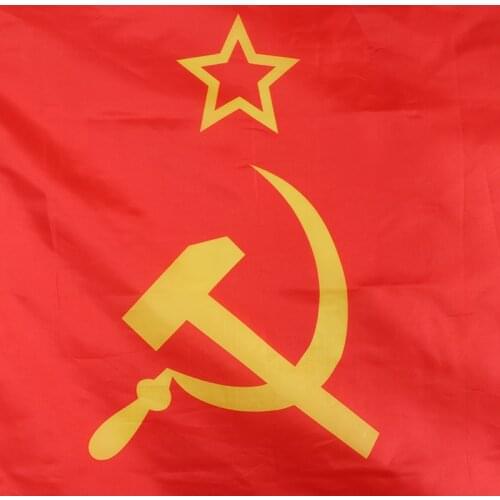 Red CCCP Flag 90x150mm Union of Soviet Socialist Republics3*5 ft Indoor/Outdoor USSR FLAG Country Russian Banner