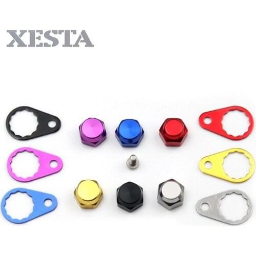 XESTA Left Hand Right Hand Crank Nut Screw With Plate For Fishing Reel Screw Cap For Fishing Reel