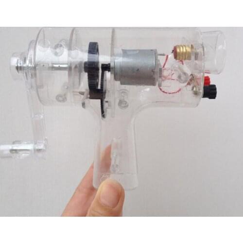 Miniature Hand Generator Energy Converter Power Generator Physics Experimental Teaching Equipment School Teaching Instrument