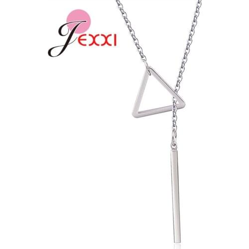 New Fashion Long Necklaces For Women Tassel Pendant Sweater Necklace 925 Sterling Silver Fashion Jewelry collier femme