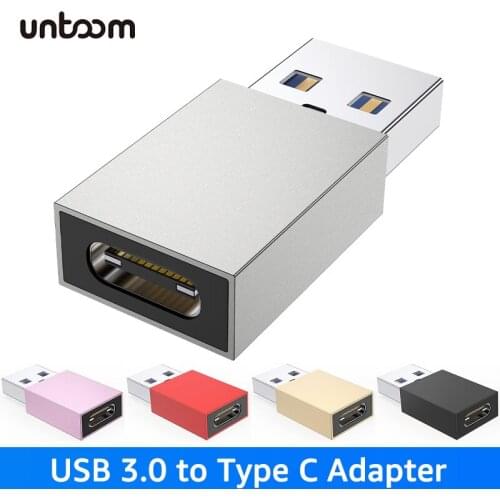 USB 3.0 Male to Type C Female Cable OTG Adapter Converter for iPhone 12 11 Pro Xiaomi Samsung S10 Laptop Macbook USB C Adapter