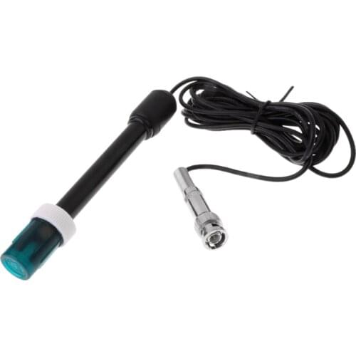 PH Electrode with 300cm Cable BNC Socket With Calibration Solution 0.01pH Accuracy 0.00~14.00 PH Range