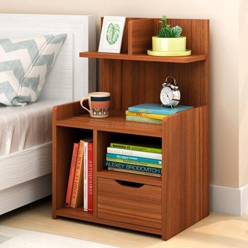 Simple bedside table shelf bedside storage small cabinet simple bedroom bedside storage cabinet multifunctional