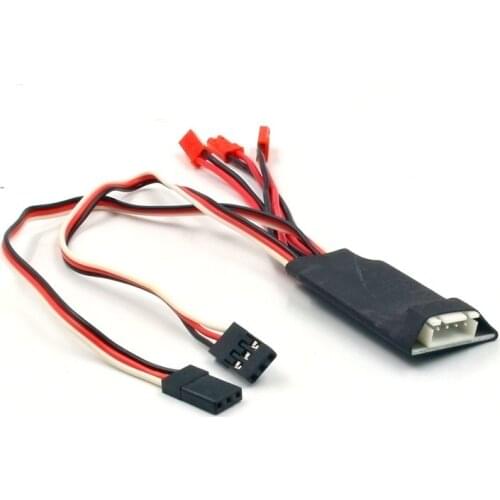 FATJAY RC hobby LED light strip controller radio control connection with receiver directly