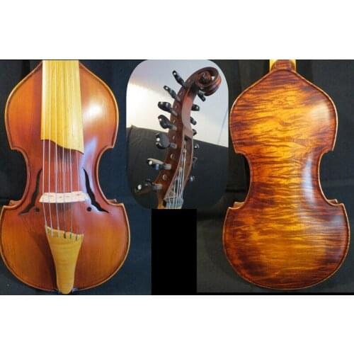 Hand made SONG Brand maestro 7×7 strings 14" Viola d'Amore 4/4 violin #13168