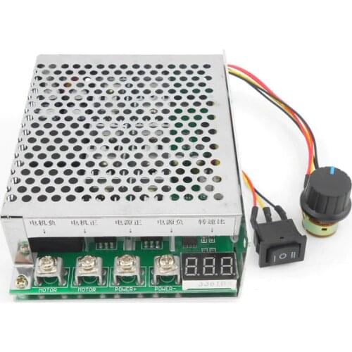 PWM DC 12v / 24v / 36v / 48v 60A 3000W motor speed controller with reverse switch ( PWM HHO RC Controller)