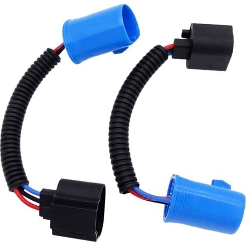 LED Bulb Base Plug Wiring Harness 9007 Male To H13 Wire Headlight Conversion Socket For Ford Dodge Headlights Socket Adapter