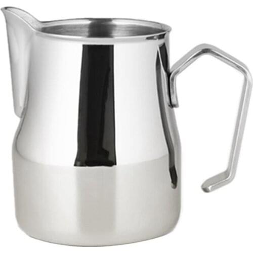 Milk Frother,Stainless Steel Milk Jug,Espresso Cup,Latte/Milk/Coffee Creamer Milk Frother Jug