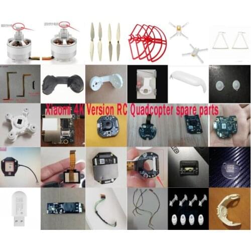 FPV Drone RC Quadcopter 4K Version spare parts propeller balde frame motor ESC body shell steering arm cable board etc