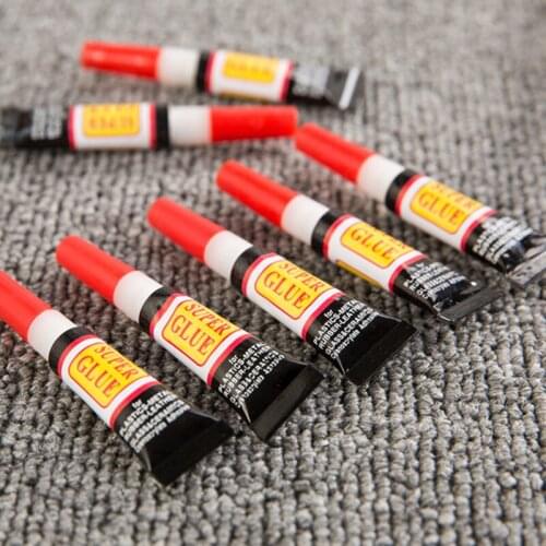 10Pcs Liquid Super Glue 502 Instant Strong Bond Leather Wood Rubber Metal Glass Cyanoacrylate Adhesive Shoe Glue xobw