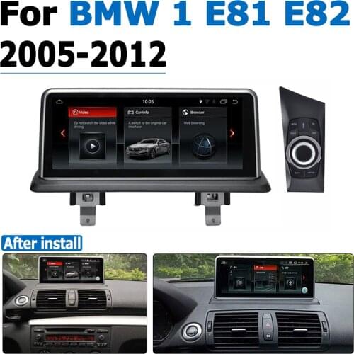 Android 8.0 up Car DVD Navi Player For BMW 1 E81 E82 2005~2012 Audio Stereo HD Touch Screen all in one