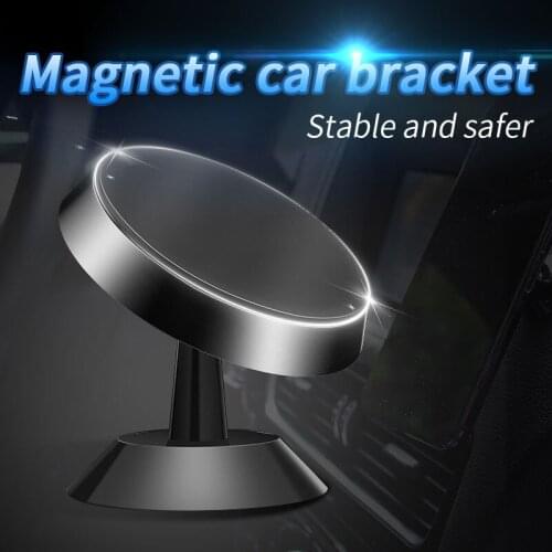 Car mobile phone magnetic suction bracket 360 degree car magnetic suction multifunctional car mobile phone bracket