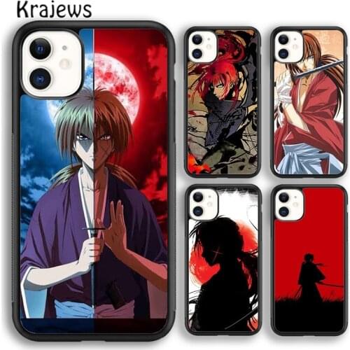 Krajews Rurouni Kenshin Himura Phone Case Cover For iPhone 5s SE 6s 7 8 plus X XS XR 11 12 pro max Samsung Galaxy S8 S9 S10 Plus