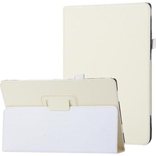 Lychee Pattern Case For Samsung Galaxy Tab S4 10.5 2018 SM-T830 SM-T835 SM-T837 10.5inch Flip Stand PU Leather Cover