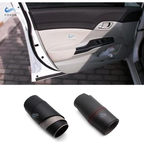 For Honda Civic 9th Gen 2012 2013 2014 2015 4pcs Microfiber Leather Interior Door Panels Guards / Door Armrest Panel Cover Trim