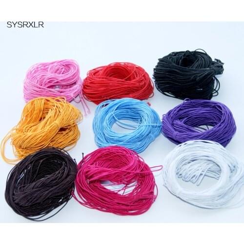 Wholesale 9 Colors Choice 25 Meters 0.6 MM Beading Elastic Stretch Cord Beads Cord String Strap Rope Bead For Shamballa Bracelet