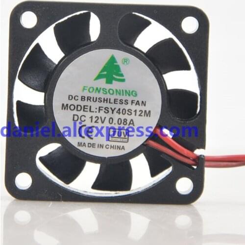 FONSONING 4cm FSY40S12M 12V 0.08A 4010 Charger Inverter Fan