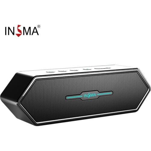 INSMA Aurora Bluetooth 5.0 E-sport Gaming Speaker 50W 6600mah Portable Speaker Enhanced Bass TWS Column IPX5 Waterproof Soundbar