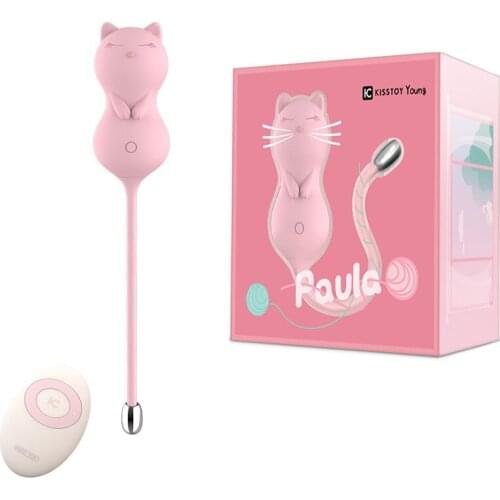 Kitty Wireless Remote Control G-spot Vibrator Vagina Gegel Exercise Geisha Ben Wa Balls Sex Toys For Woman Jumping EggEgg