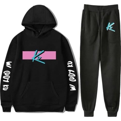 Cody KO Merch Hoodies Set Men Women Hoodies Pants Two-Piece Sweatshirt Suit