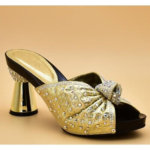 Latest Design Sandalias Rasteiras Femininas 2018 Women Plataform Shoes Womens Dress Shoes Open Toe Nigerian Women Wedding Shoes