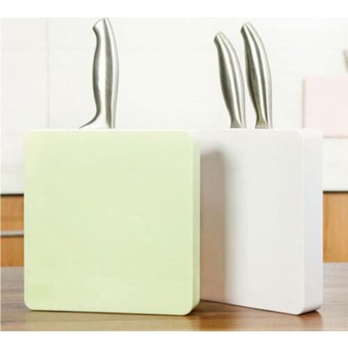 2020 New 4 Colors Knives Block Universal Storage Clean Kitchen Stylish Wall Hang Knife Holder Kitchen Tool Supplies
