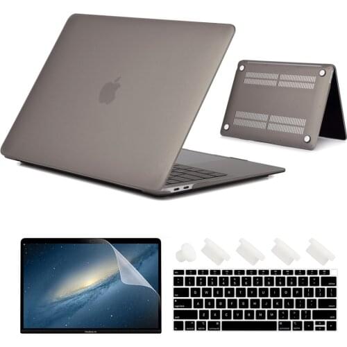 Crystal Plastic Hard Case Cover for MacBook Pro 2017 2018 2019 Pro Retina 13 15 Inch A1706/A1707 Touch Bar New Air13 A1932 A2179