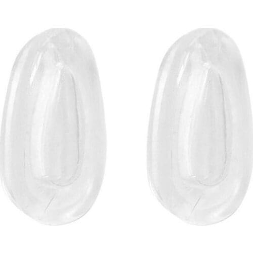 SmartVLT One Pair Crystal Clear Rubber Nose Pads Replacement for Oakely Blender OO4059 Sunglasses