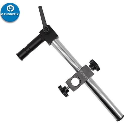 Diameter 25mm Heavy Duty Arm Support Universal Microscope Arm 360° Rotating Bracket For Industrial Stereo Microscope Table Stand