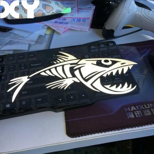Cool Fish Vinyl Decal Waterproof Stickers Car Stickers and Decals Funny Cute Automobiles Sticker Drop Shipping