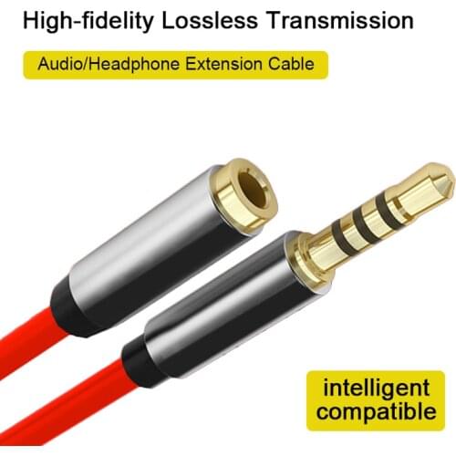 1m/2m/3-m AUX Cable 3.5mm Audio Extension Cable Jack Male To Female Headphone Cable For Car Earphone Speaker Mobile Phone Cable