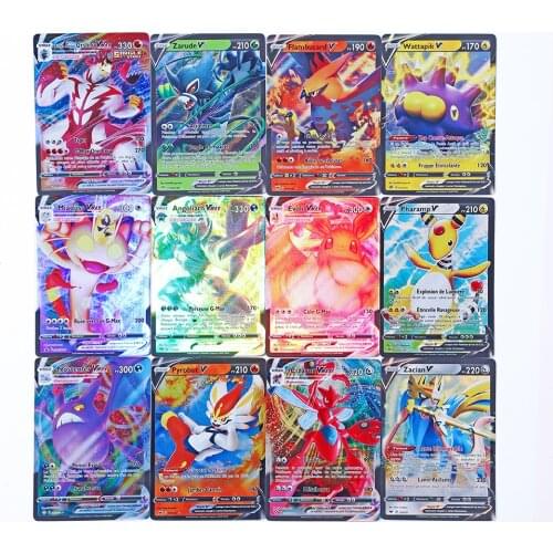 French Version Language Pokemon Card Battle Game Card 20GX 20V Vmax 60Tag 20EX 20MEG For Kids