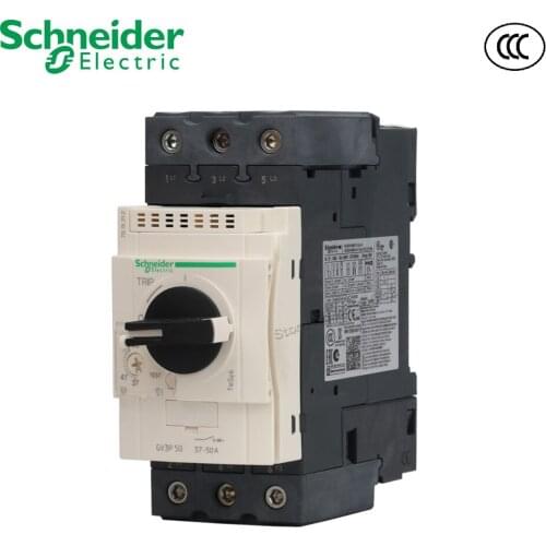 37-50A Motor Circuit Breaker Selector Control Motor Protector Thermal-magnetic GV3-P50 AC3 Schneider 50/60Hz 690v 6kv AC 3P