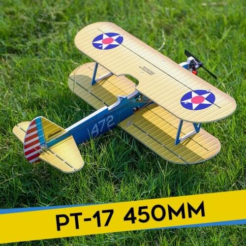 450mm Stearman PT-17 Foam PP Magic Board Micro Airplane Lightest plane KIT RC airplane RC MODEL HOBBY TOY HOT SELL PLANE