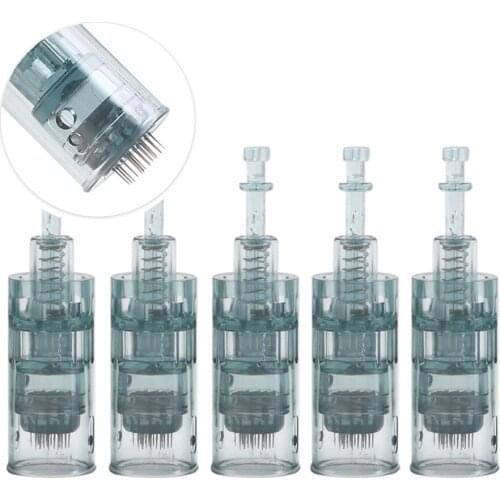 5pcs Bayonet Cartridge Replacement for Dr.pen M8 Micro Needle 11Pin/16Pin/24Pin/36Pin/42Pin/5D Nano Round Microneedling Skincare