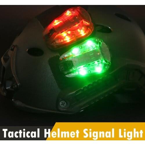 Army Tactical Helmet Ladybird Lamp Military Airsoft Paintball Sports Signal Light Outdoor Hunting Hiking Sports Survival Lights