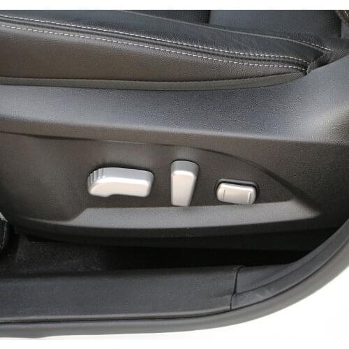 Carmilla For Renault Koleos for Samsung QM6 2017 2018 Matte Interior Seat Adjustment Switch Knob Button Cover Trim Accessories