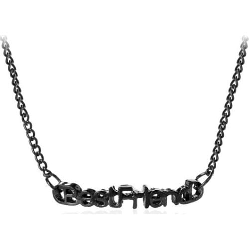 Euro-American New Fashion English Letter Best Friends of creative pendant Necklace Girlfriends Bracelets Jewelry