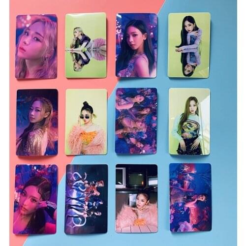 KPOP Aespa Combination Crystal Card Sticker Bus Card Bank Card Sticker Black Mamba Peripheral NINGNING Hot Sale