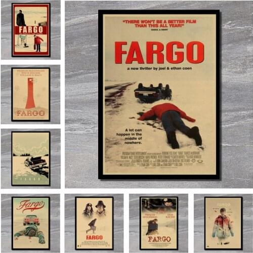 Fargo Posters Movie Wall Stickers Kraft Paper Paper Prints Home Decoration Livingroom Bedroom Bar Home