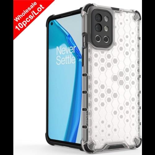 Shockproof Case For OnePlus 9R 2021 Honeycomb Design Armor Rugged Full Cover For Oneplus9R One Plus 9 R 6.55" Protective Cases
