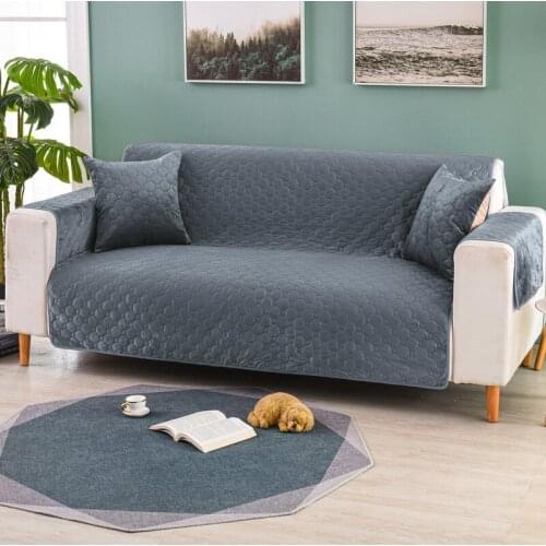Sectional Sofa Couch Cover Pet Dog Kids Mat Stretch Elastic Recliner Sofa Cover Furniture Protector