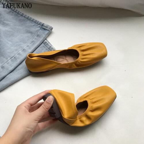 Foldable Ballet Flats Portable Prom Ballerina Flats 2020 New Lady Travel Driving Loafers Soft-Sole Comfort Casual Grandma Shoes