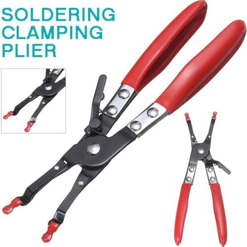 Welding Pliers Multi Soldering Plier Soldering Fixing Pliers Tool Insulated Handle Solder Fixing Cable Clamping Pliers