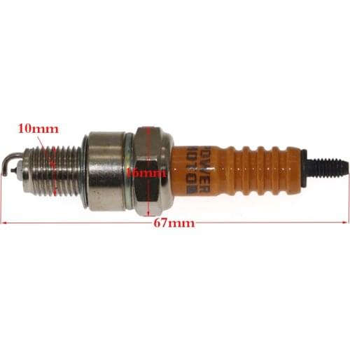 Spark Plug A7TC 10mm Fit for Dirt Bike Moped GY6 50cc 70cc 90cc 125cc 150cc Scooter ATV